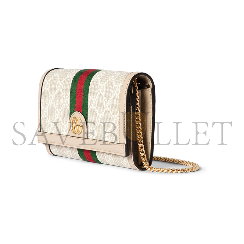 GUCCI OPHIDIA WALLET ON CHAIN 772309 (19*10*3.5cm) GUCCI OPHIDIA WALLET ON CHAIN 772309 (19*10*3.5cm)